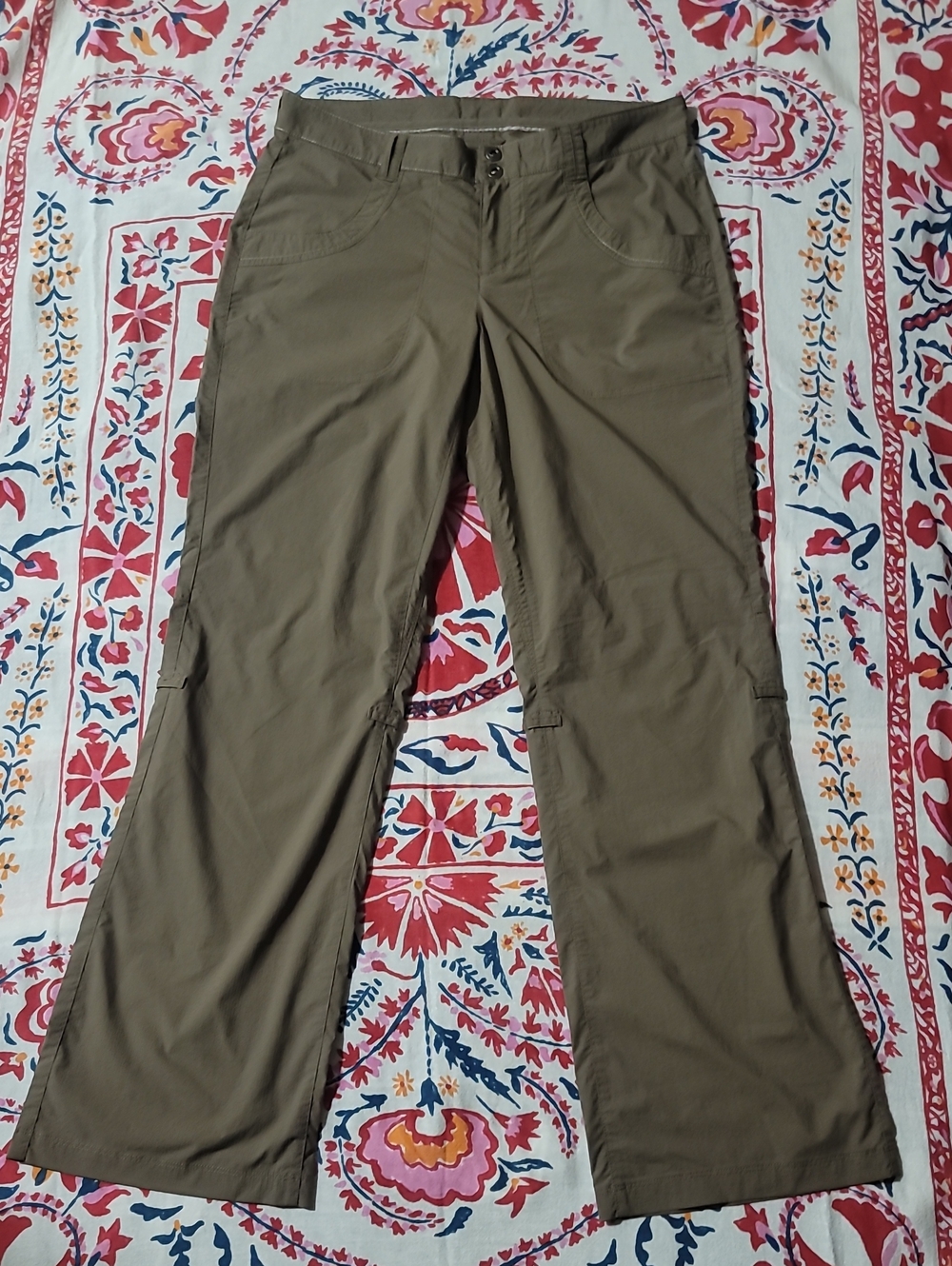 NWOT REI Womens Cargo Hiking Pants in Khaki Green